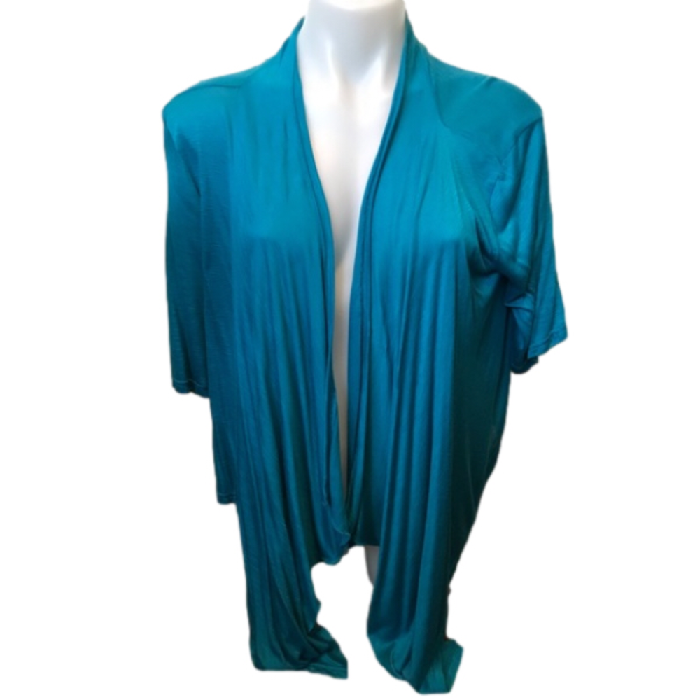 NEW Gilmour Turquoise Short Sleeve Lightweight Bolero
